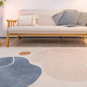 Hand Tufted Abstract Design Wool Rug