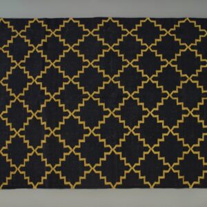 Gold and Silver Bling Cotton Area Rug