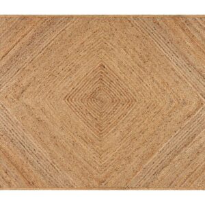 Plain Natural Jute Hand braided Rug for Living Room