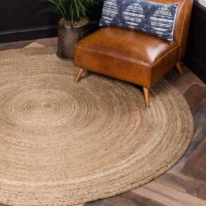 Handmade Braided Home Decor Circle Rug