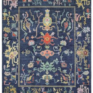 Traditional Oushak Carpet For Living Room