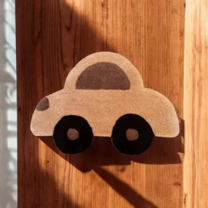 Hand Tufted Toy Car Wool Rug | 3x5 ft Rug By TheGiftsConnect