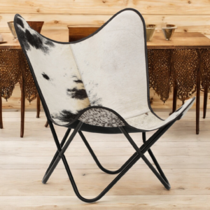 Hairon Leather Butterfly Chair | Handmade Luxury Recliner for Your Living Space